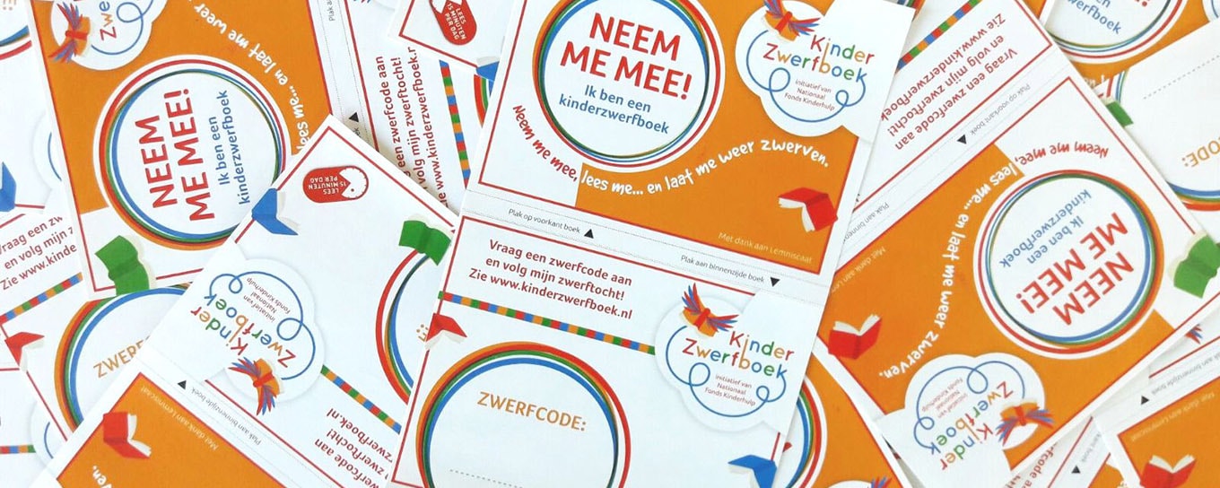 Stickers voor de Nationale Kinderzwerfboekdag 2017