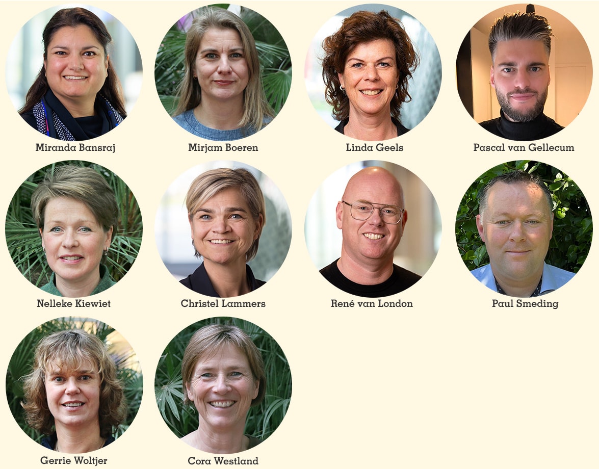 De arbeidsdeskundigen van regio Noord