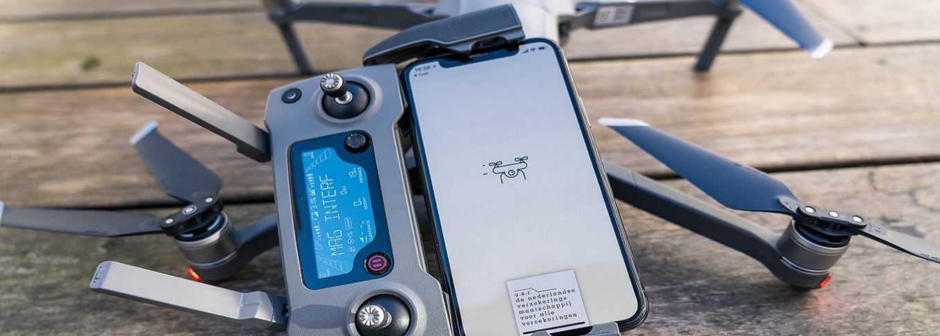 Vliegen met een drone met de vlieg veilig app van asr