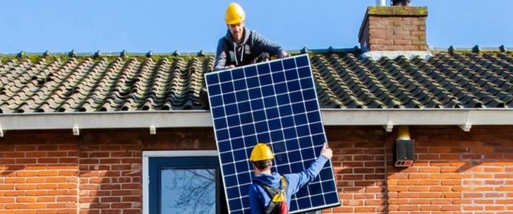 duurzaam dak met zonnepanelen